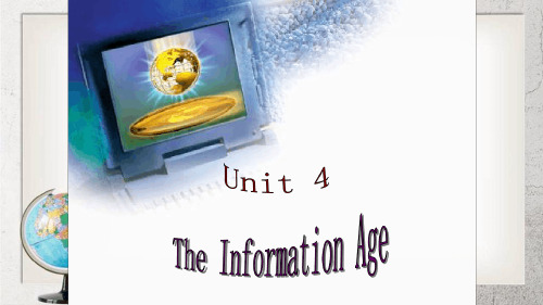 The Information Age中职英语基础模块 下册Unit 4课件1语文版