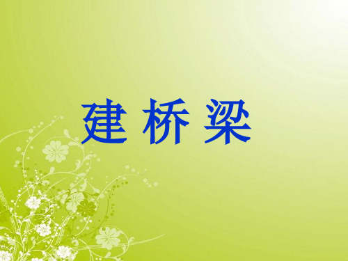 五年级上册科学课件 建桥梁 人教版 (共35页)PPT