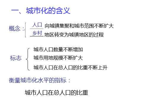 高中地理必修一2.3城市化PPT