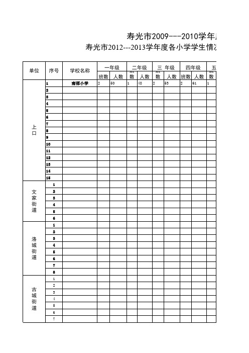2012.9年度南邵小学报表1