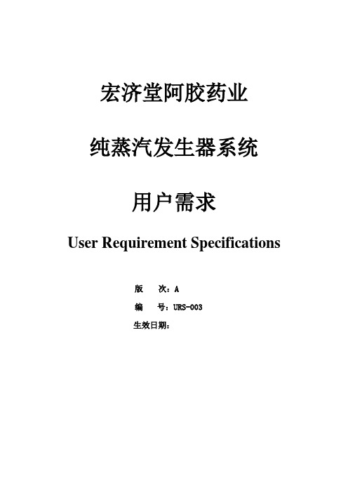 纯蒸汽发生器