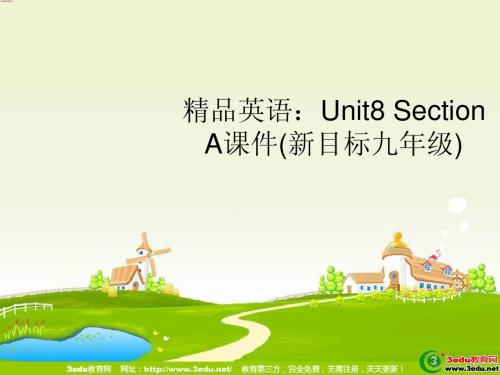 九年级英语I’ll help clean up the city parks课件