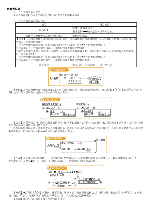 初级会计实务：所有者权益、收入、费用、利润