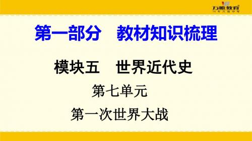 2018湖南中考历史复习：世界近代史PPT(8份) 岳麓版1