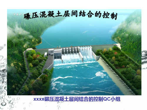 碾压混凝土重力坝层间结合质量控制QC成果