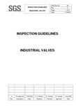 设备制造质量检验规程(Industrial-Valves)