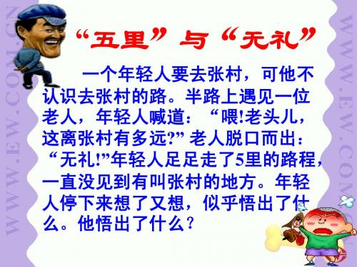 第七课第一框《礼貌显魅力》