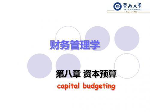第八章资本预算-PPT精选