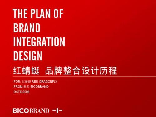 红蜻蜓换标品牌整合设计全案解析(ppt 78)