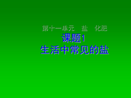 课题1 生活中常见的盐1.ppt