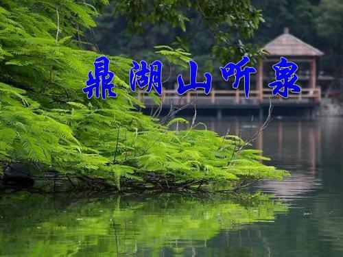 《鼎湖山听泉》PPT课件3