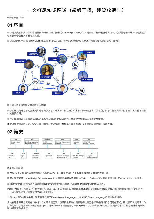 一文打尽知识图谱（超级干货，建议收藏！）