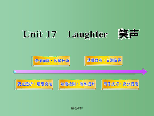 高中英语全程复习方略配套课件 Unit17《Laughter》 北师大版选修6 