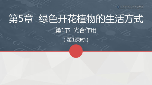 北师版生物七年级上册第5章第1节《光合作用》课件(第1课时)