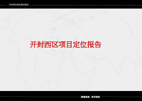 开封项目定位报告资料.
