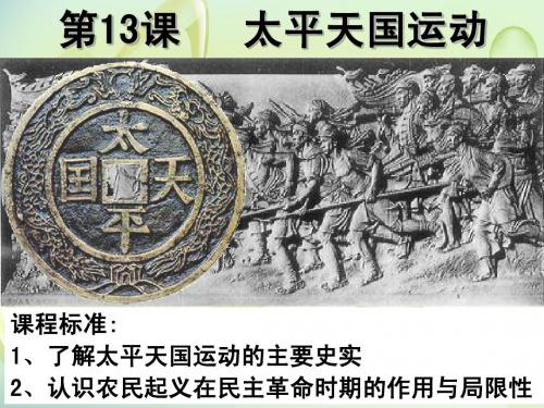 岳麓必修一13课太平天国运动