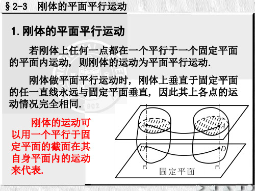 刚体的平面平行运动