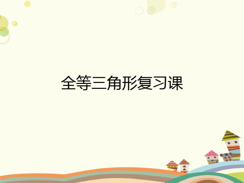 全等三角形复习课-完整版课件