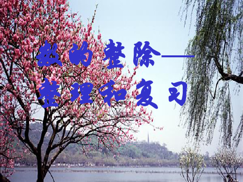 数的整除 整理和复习PPT课件