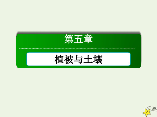 2020_2021学年新教材高中地理第五章植被与土壤1植被课件新人教版必修第一册