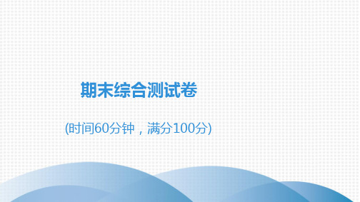 期末综合测试卷 习题课件人教版七年级地理上册PPT课件