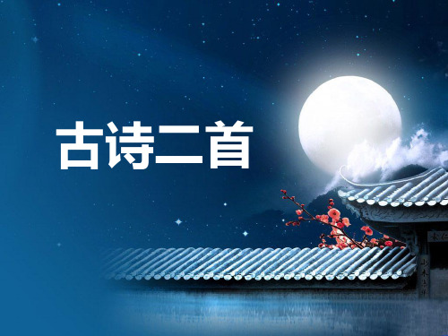 最新人教部编版二年级语文上册《望庐山瀑布》教学课件