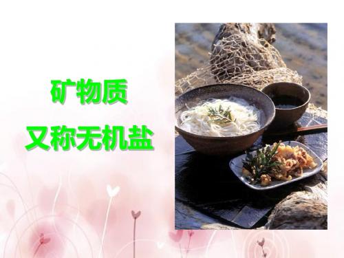 《无机盐》PPT课件