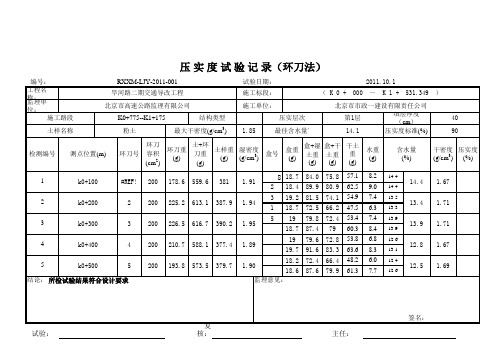 压实度检测报告_模板