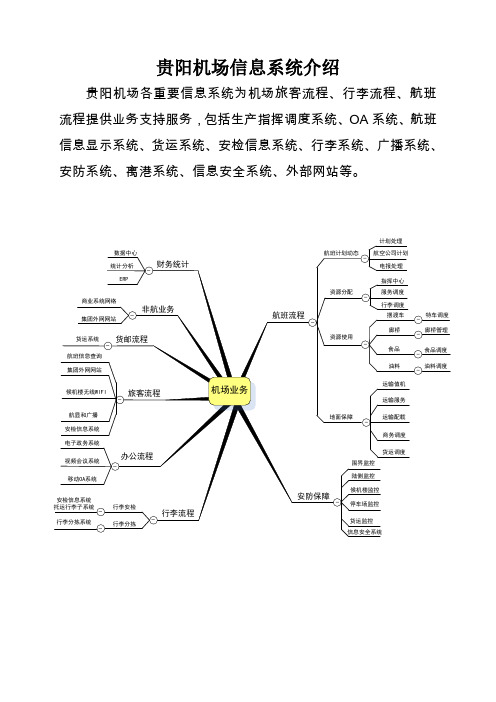 贵阳机场信息系统介绍