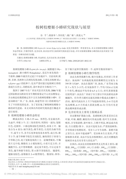 桉树枝瘿姬小蜂研究现状与展望