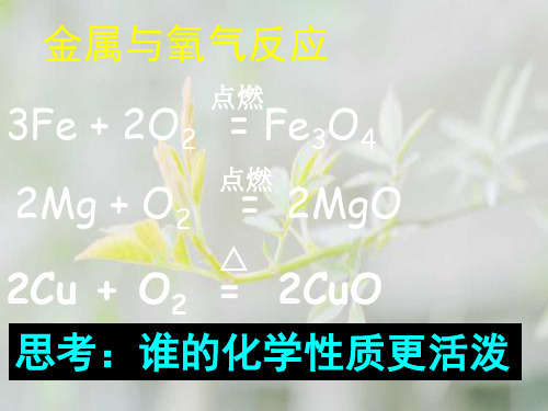 金属的性质PPT教学课件