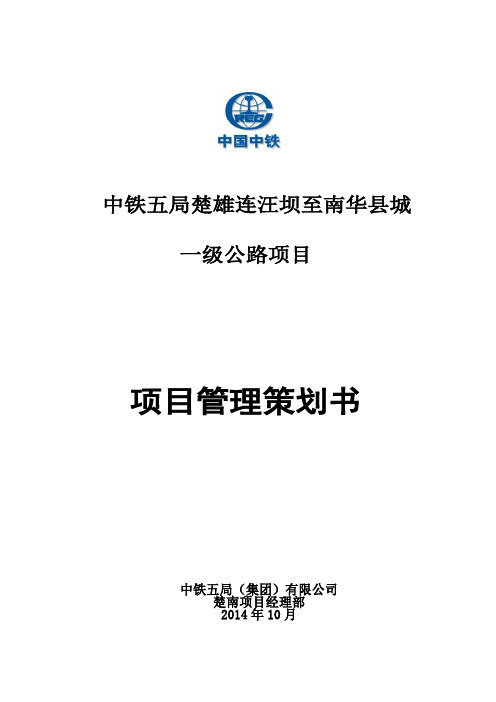 楚南项目管理策划书