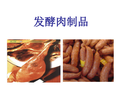 发酵肉制品