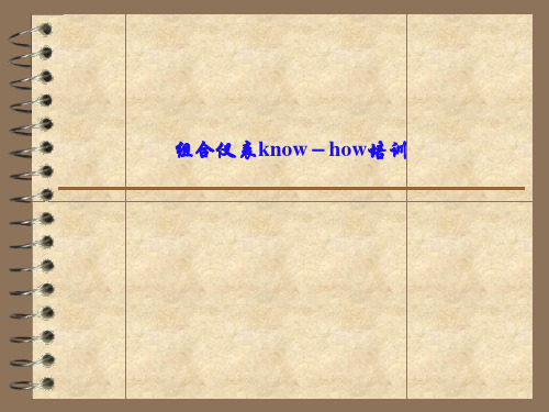 汽车组合仪表knowhow培训