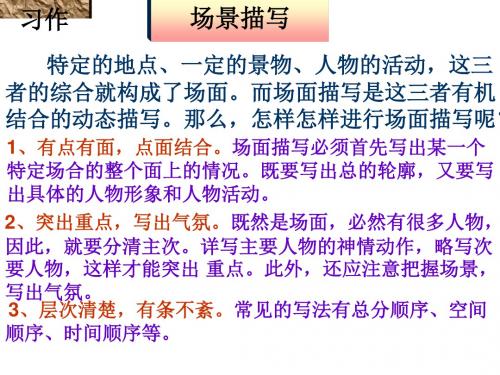 五年级语文上册第八单元作文全面版
