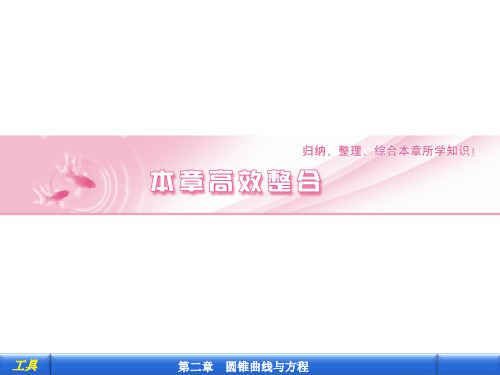 [数学]第2章 圆锥曲线与方程高效整合