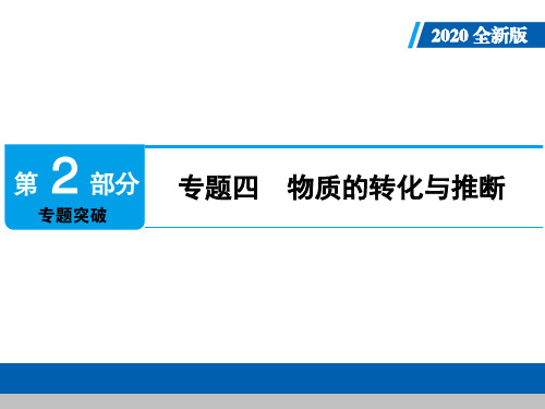 2020年人教版中考化学专题复习课件：专题四 物质的转化和推断(共32张PPT)