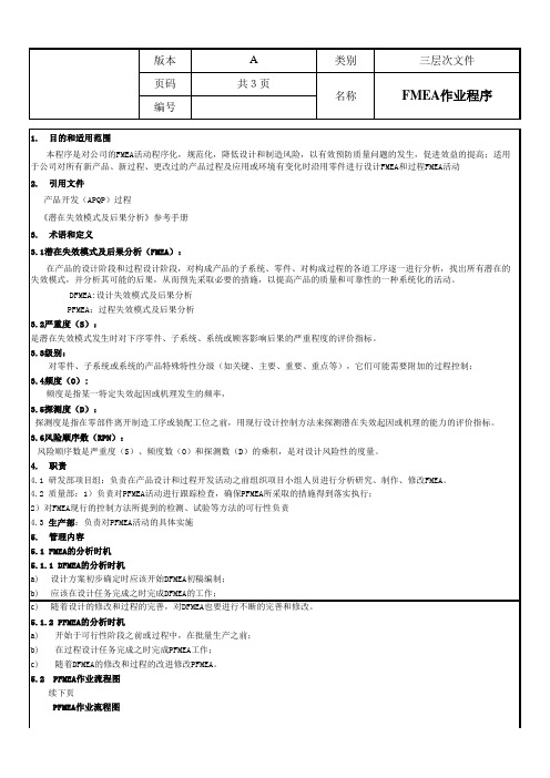 FMEA(精典范例)