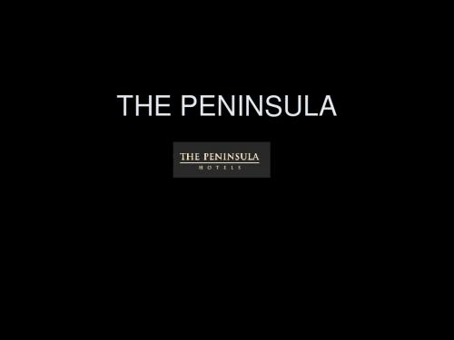 THE PENINSULA