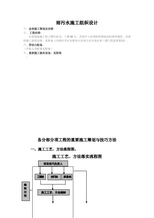 雨污水施工组织设计