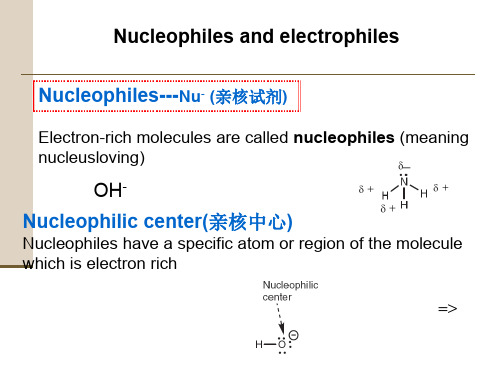 亲核试剂和亲电试剂.ppt