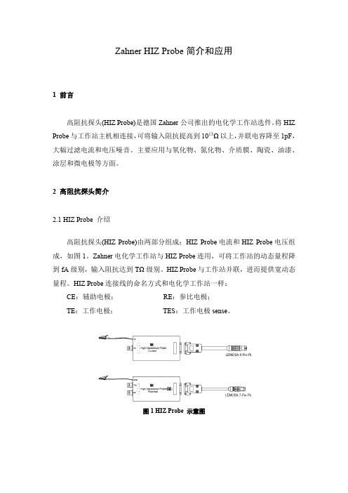 Zahner HIZ Probe简介和应用