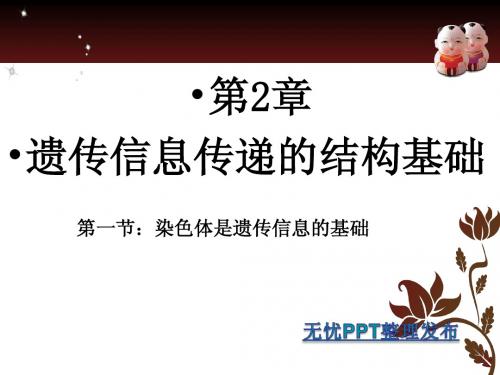 生物必修2(北师大版)第二章第1节__染色体是遗传信息的载体