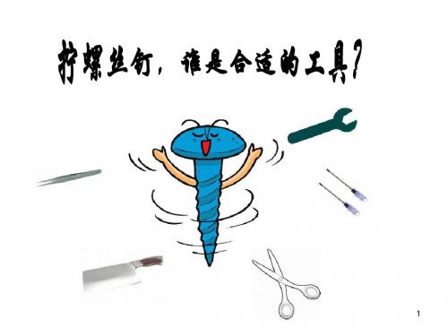 五下科学拧螺丝钉的学问ppt课件