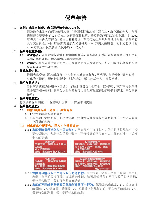 保险知识：保单年检