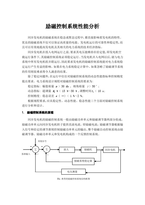 励磁系统控制