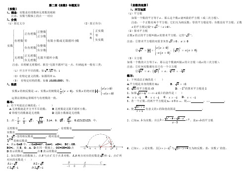 2第二章实数专题复习