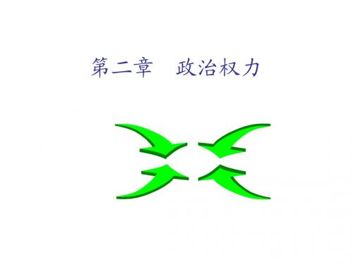 《政治学概论》第二章  政治权力