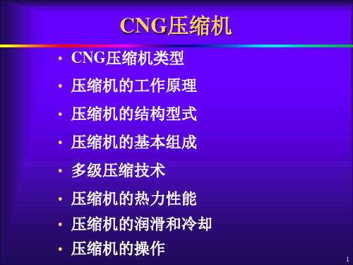 CNG压缩机讲解