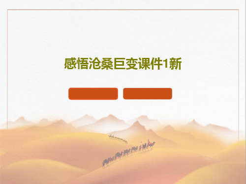 感悟沧桑巨变课件1新18页PPT